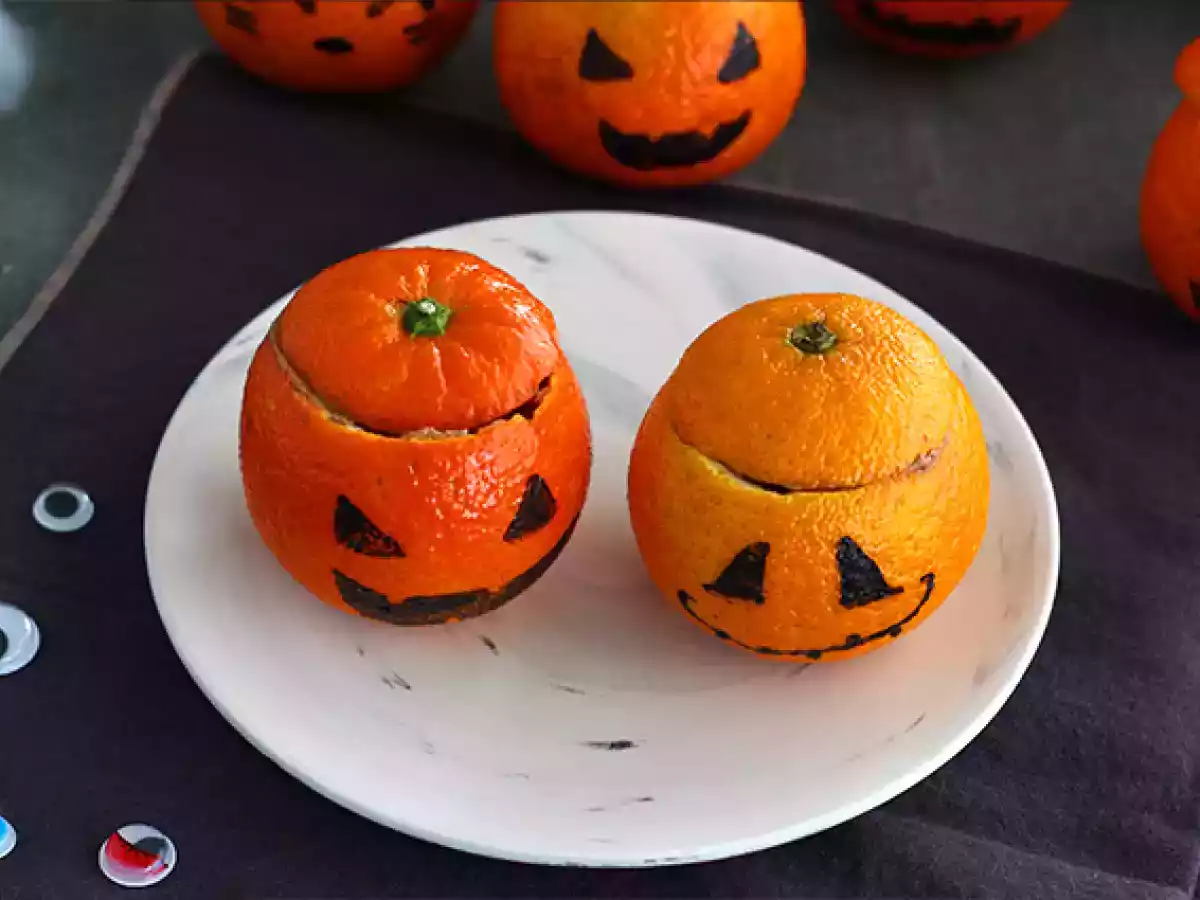 Clémentines d'Halloween et sa mousse au chocolat - photo 4