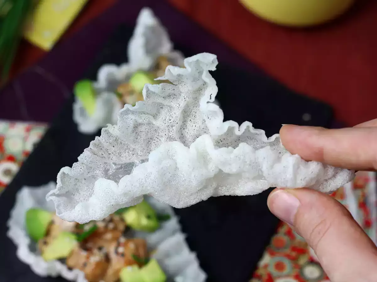 Comment faire des chips avec des feuilles de riz?