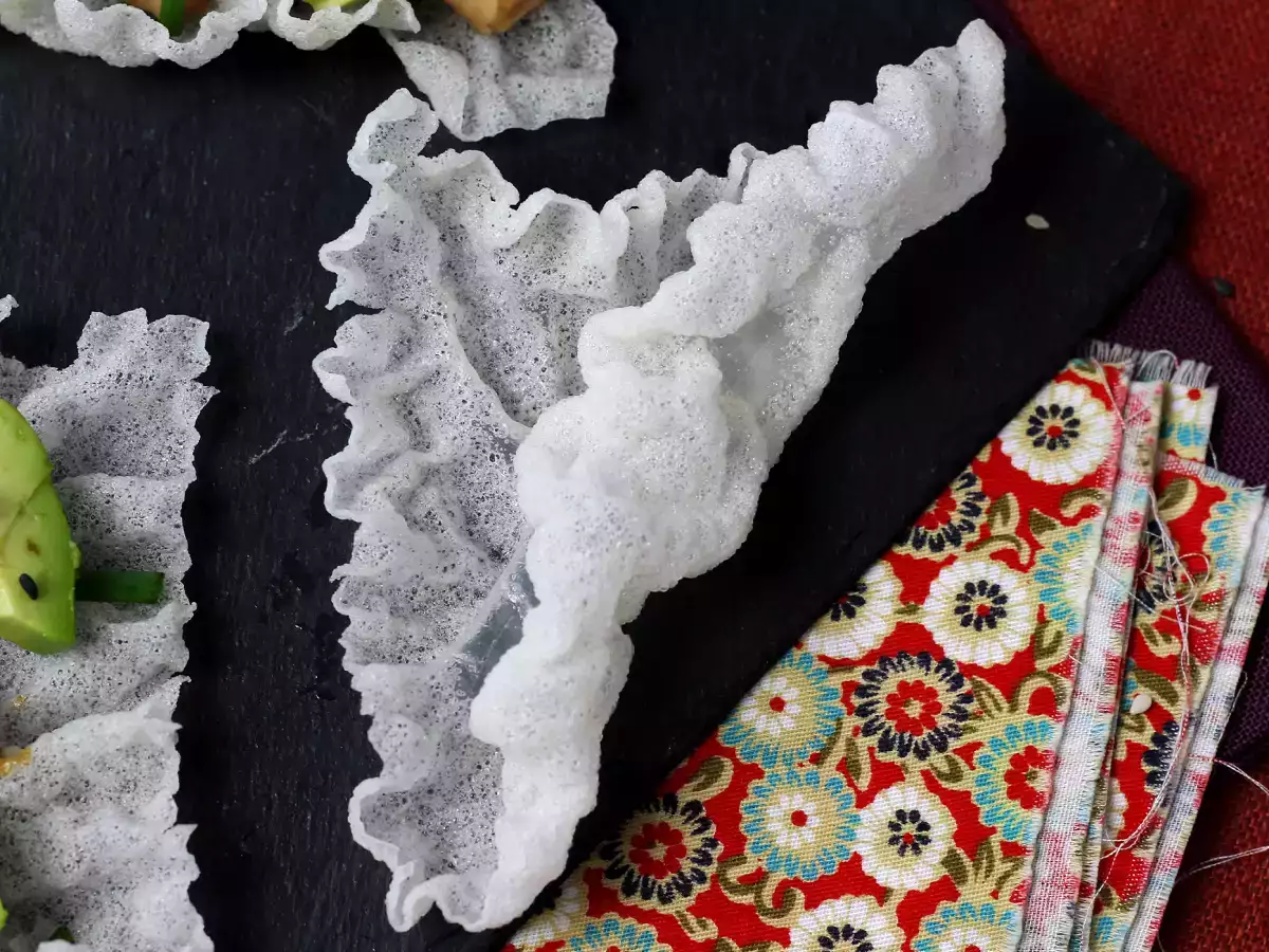 Comment faire des chips avec des feuilles de riz? - photo 3