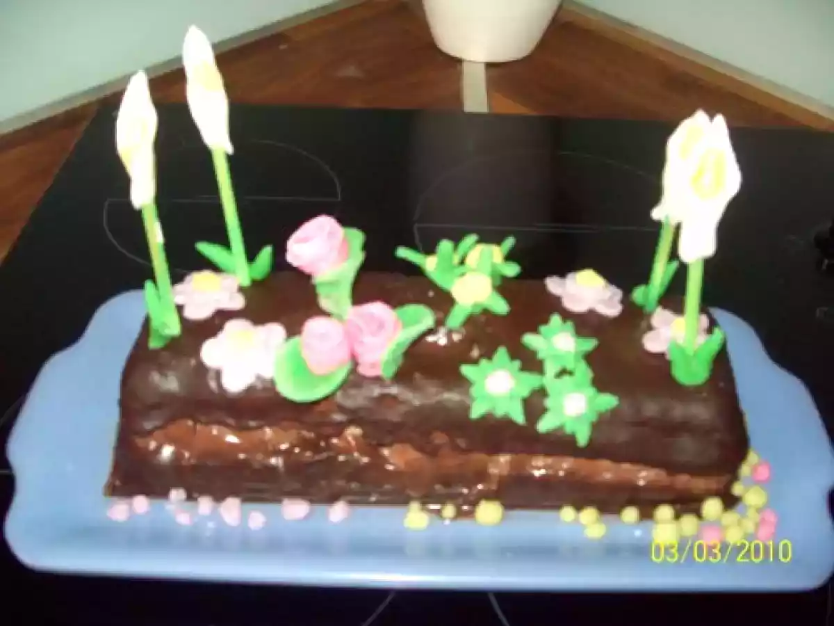Concours floral : gâteau jardinière