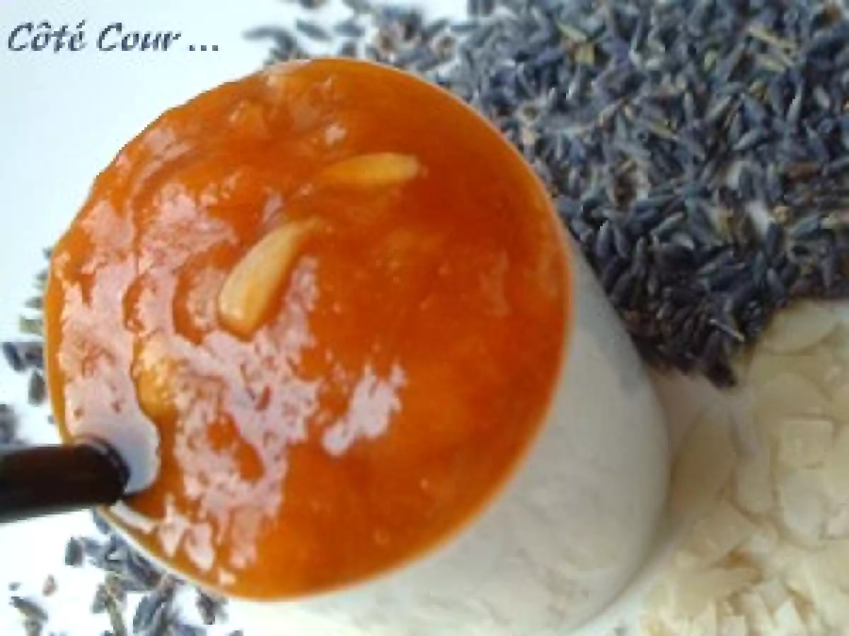 Confiture d'Abricots et leurs Amandes, Infusion de Lavande
