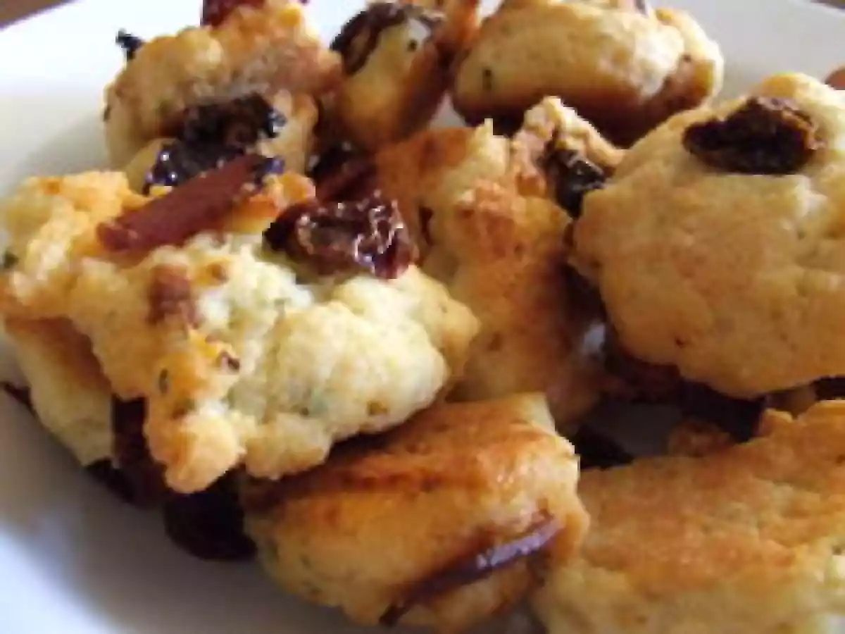 Cookies et petites bouchées au chorizo