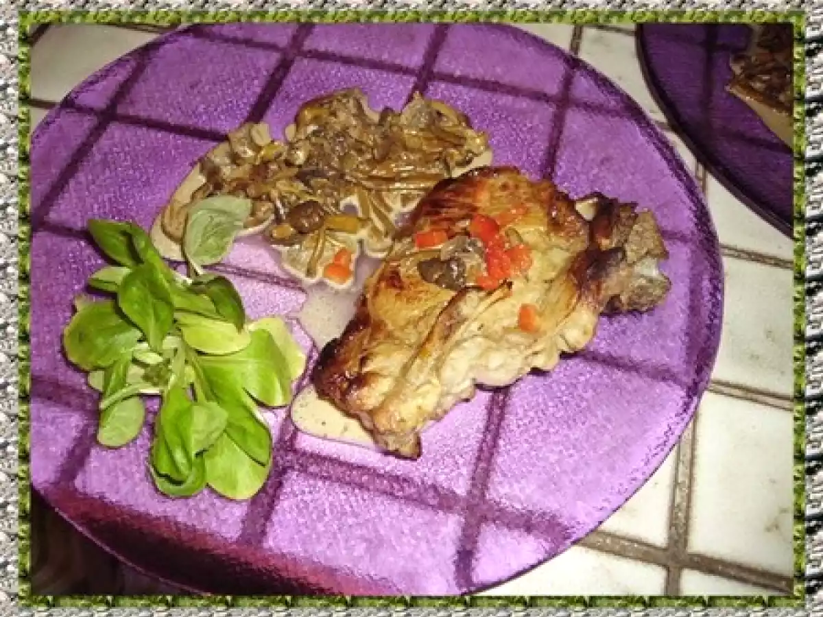 Côte de Veau aux Chanterelles à la Crème