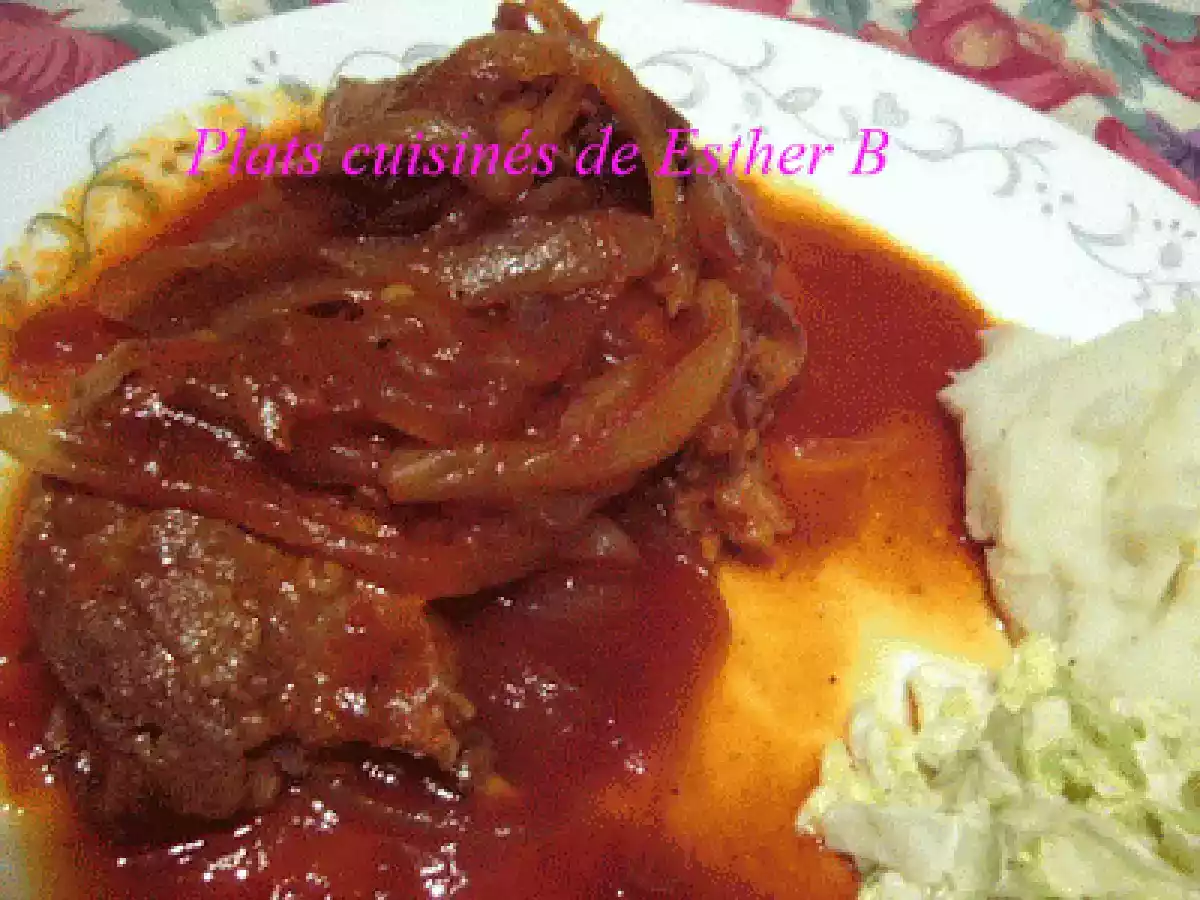 Côtelettes de porc B.B.Q. (mijoteuse)