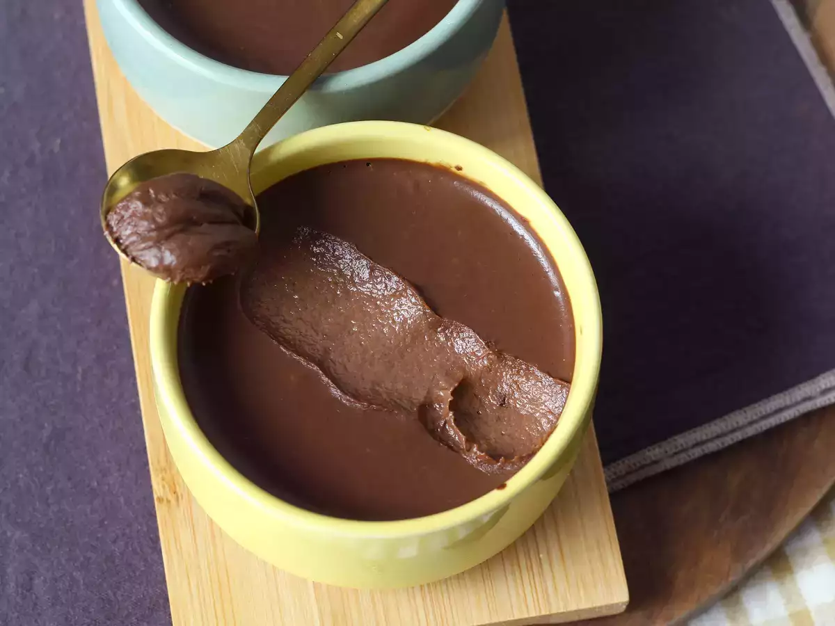 Crème dessert chocolat banane avec seulement 3 ingrédients!