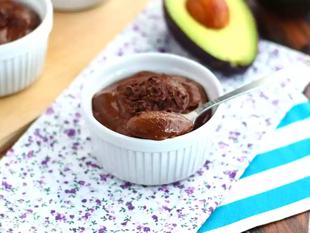 Crèmes dessert vegan - Chocolat, banane, avocat - photo 3