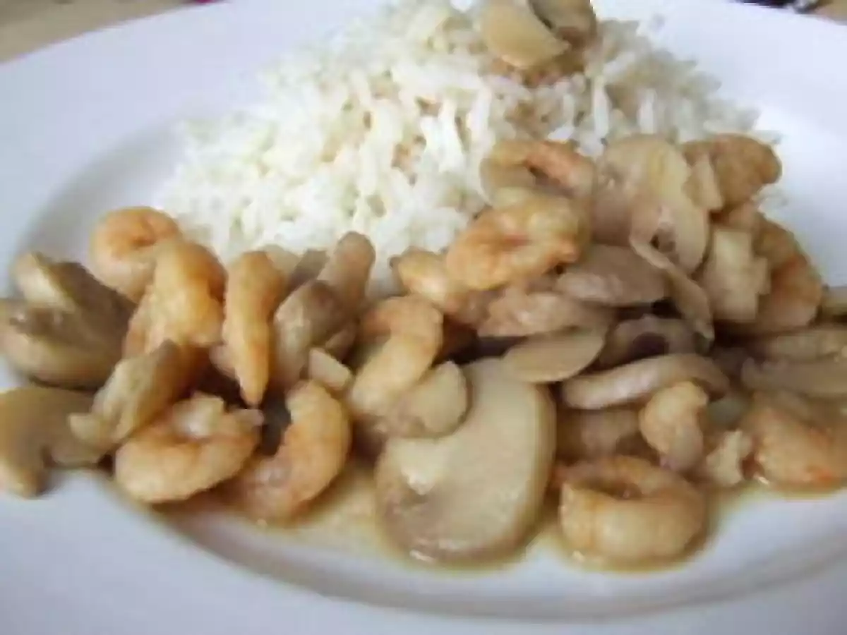 Crevettes sauce moutarde - photo 2