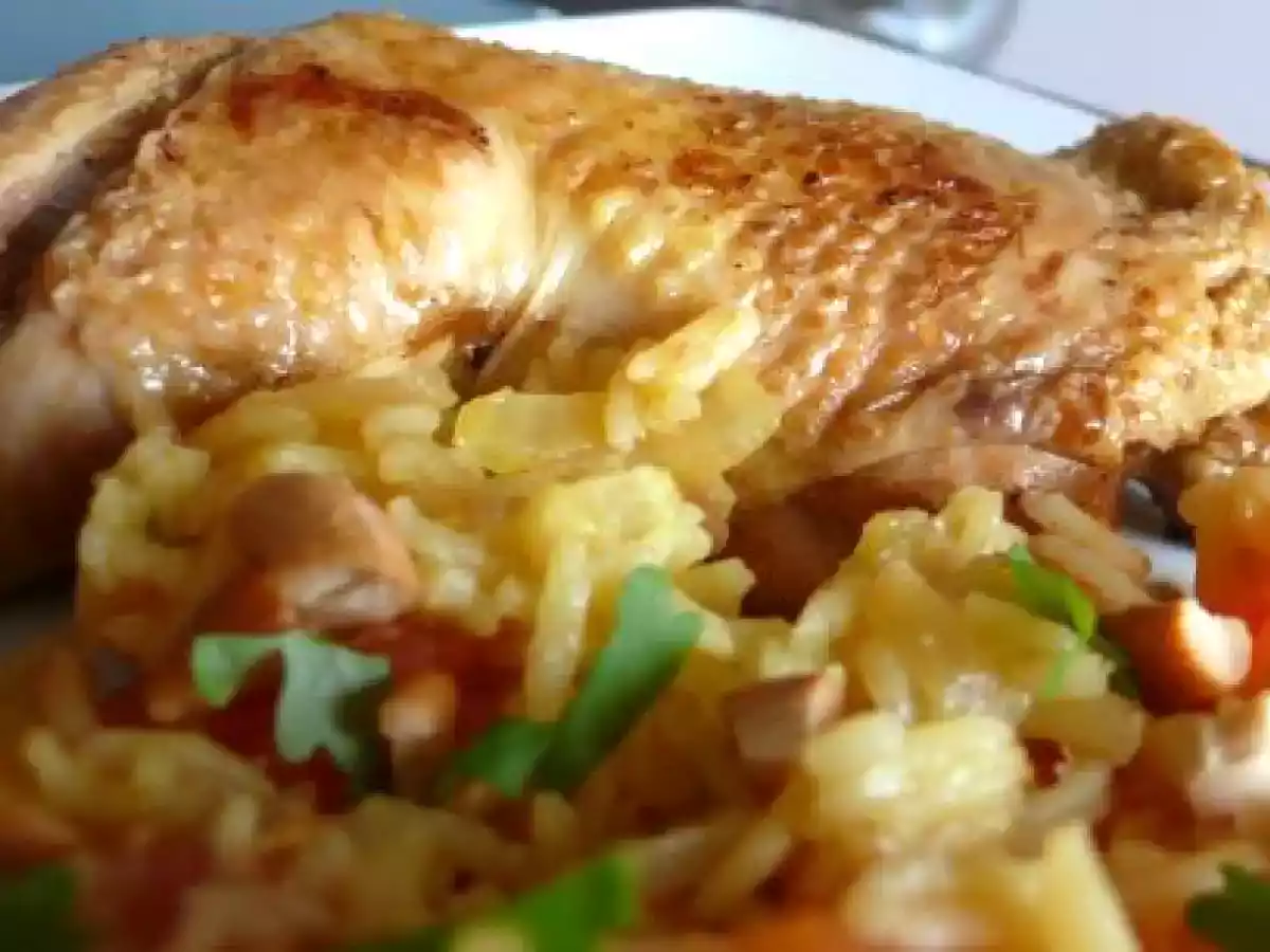 Cuisses de poulet au riz jaune et noix de cajou - photo 2