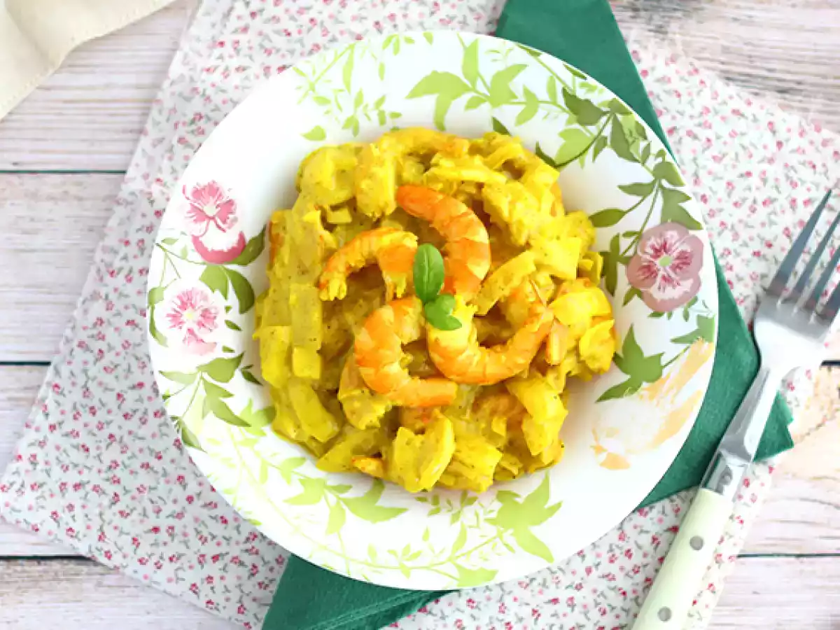 Curry de crevettes au lait de coco express