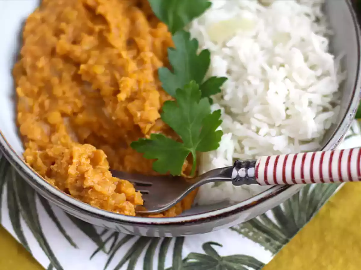 Dahl de lentilles corail facile - photo 4