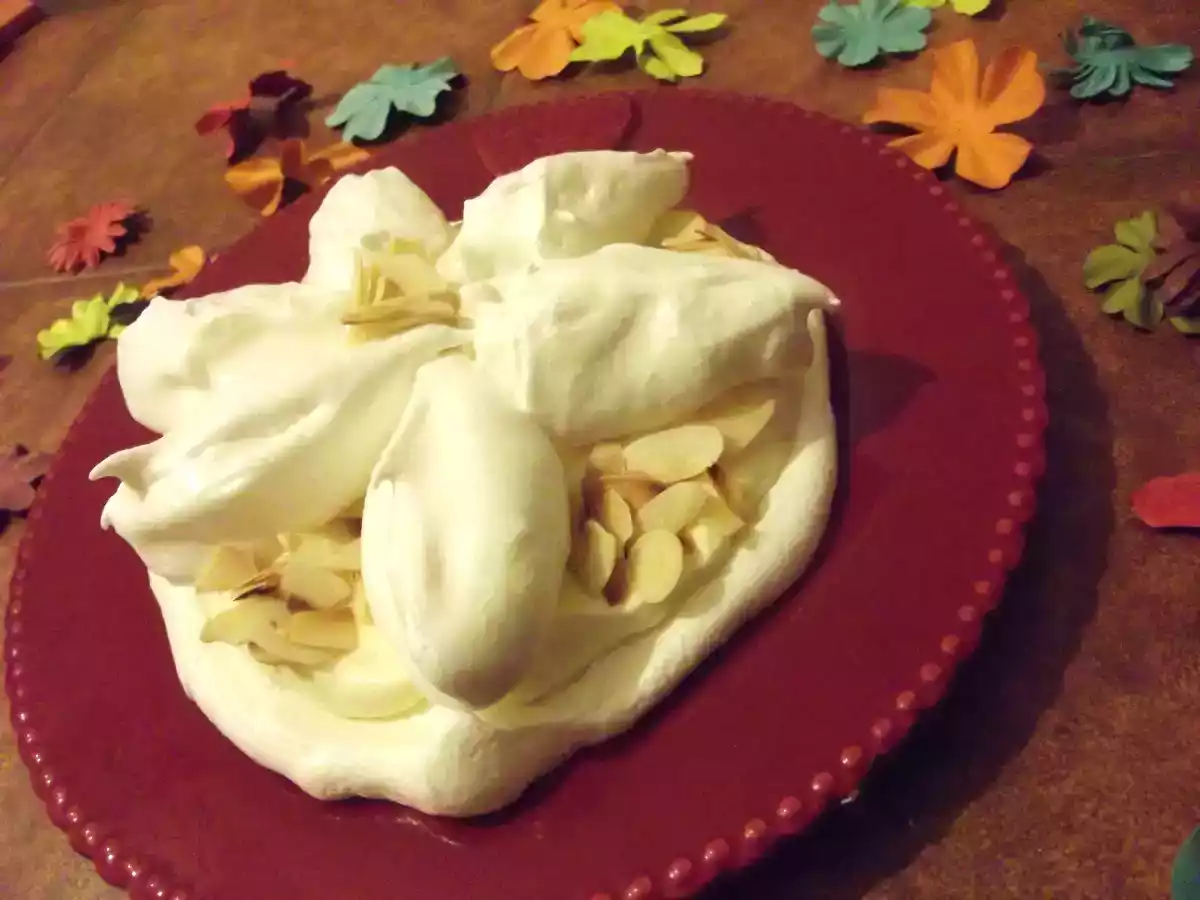 Douce marguerite, meringue et miel