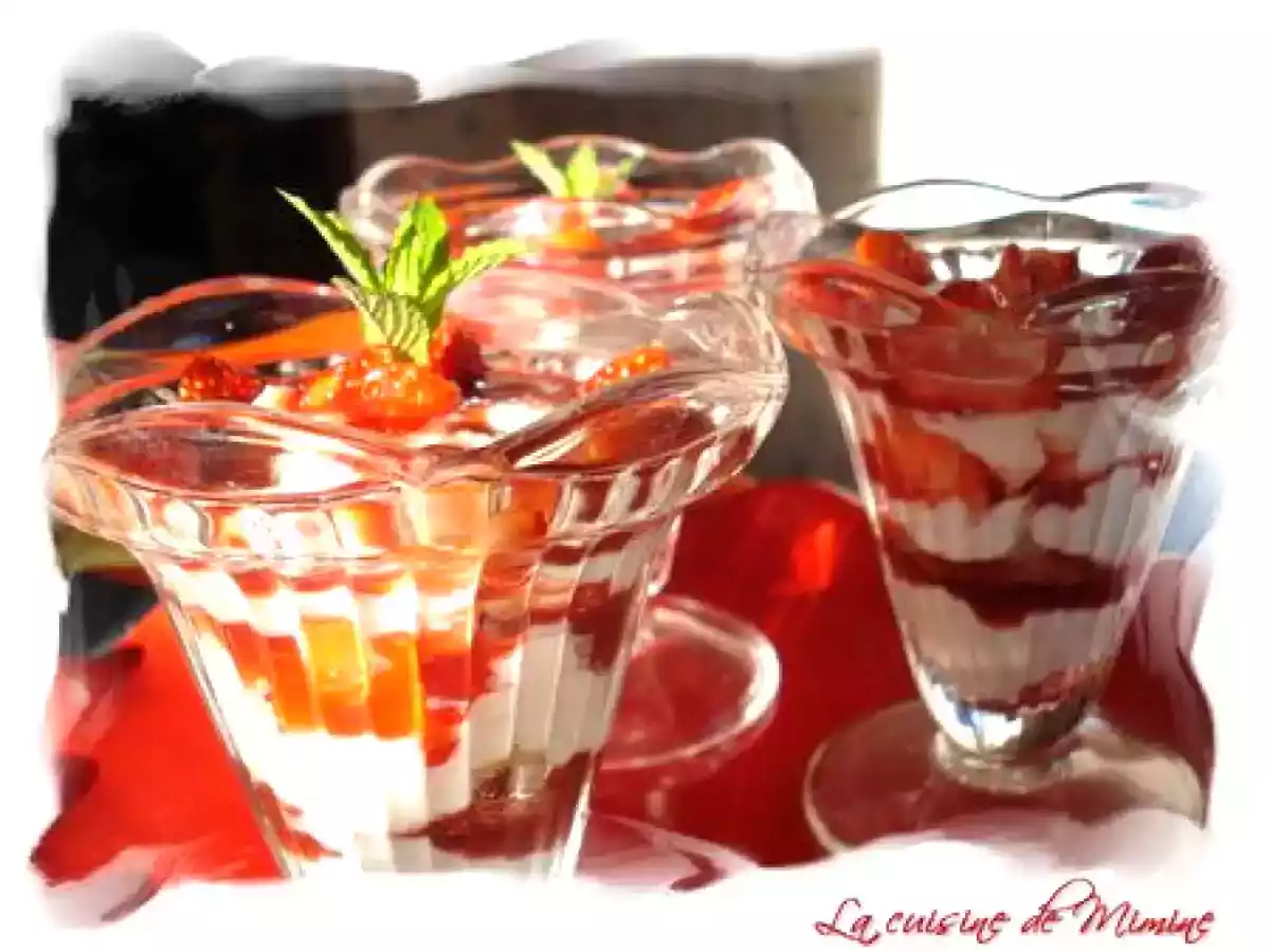 Douceur de fraises au fromage blanc (dessert léger et gourmand) - photo 3