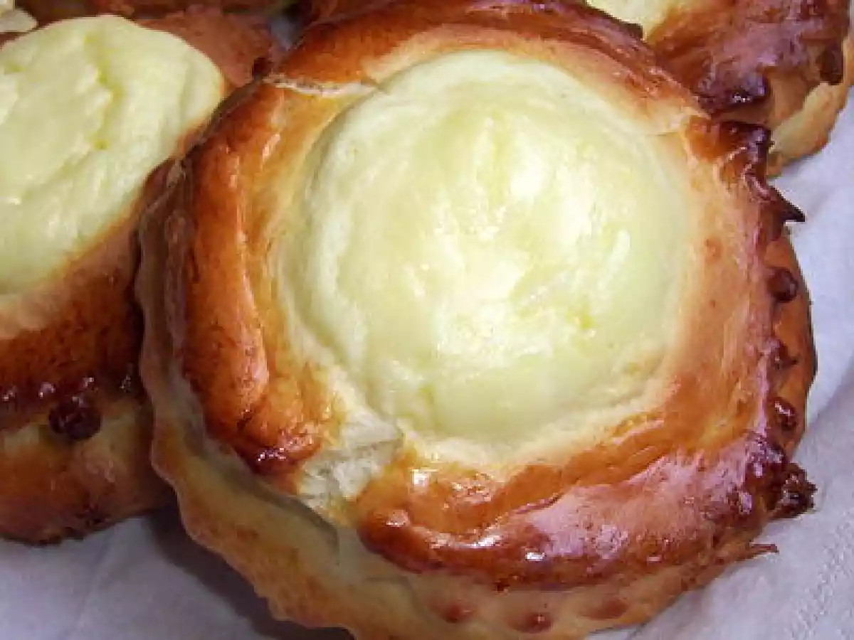 Dro d'ówki z serem...ou brioche polonaise au fromage blanc