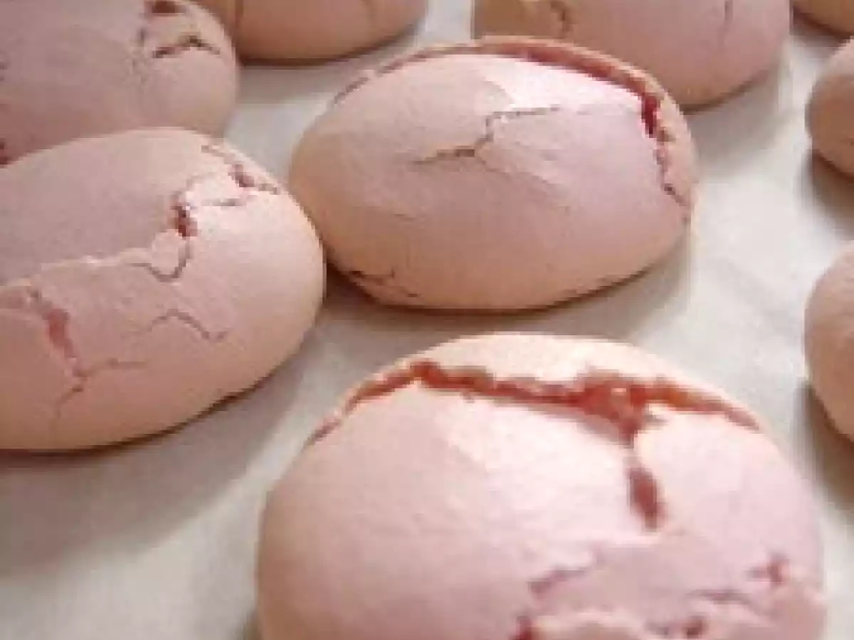 En attendant le Père Noël, Macarons à la fraise tagada et Père Noël un peu en avance