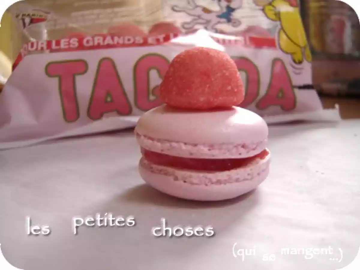 En attendant le Père Noël, Macarons à la fraise tagada et Père Noël un peu en avance - photo 4
