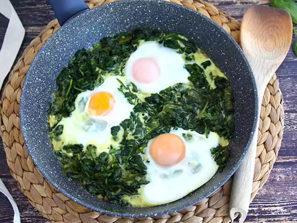 Épinards à la crème et oeufs - photo 2