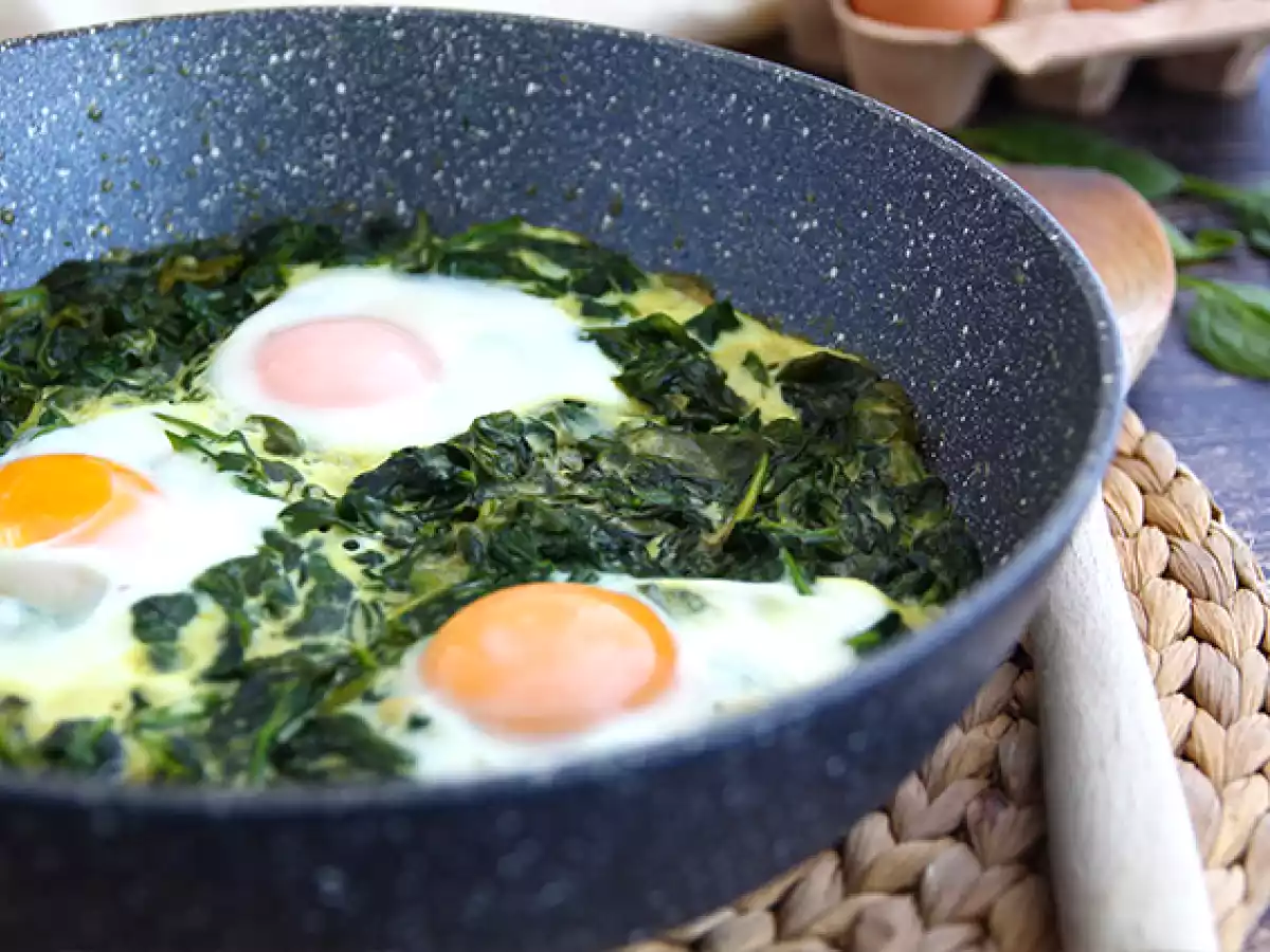 Épinards à la crème et oeufs - photo 4