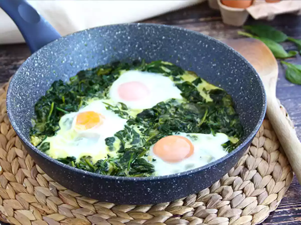 Épinards à la crème et oeufs - photo 5