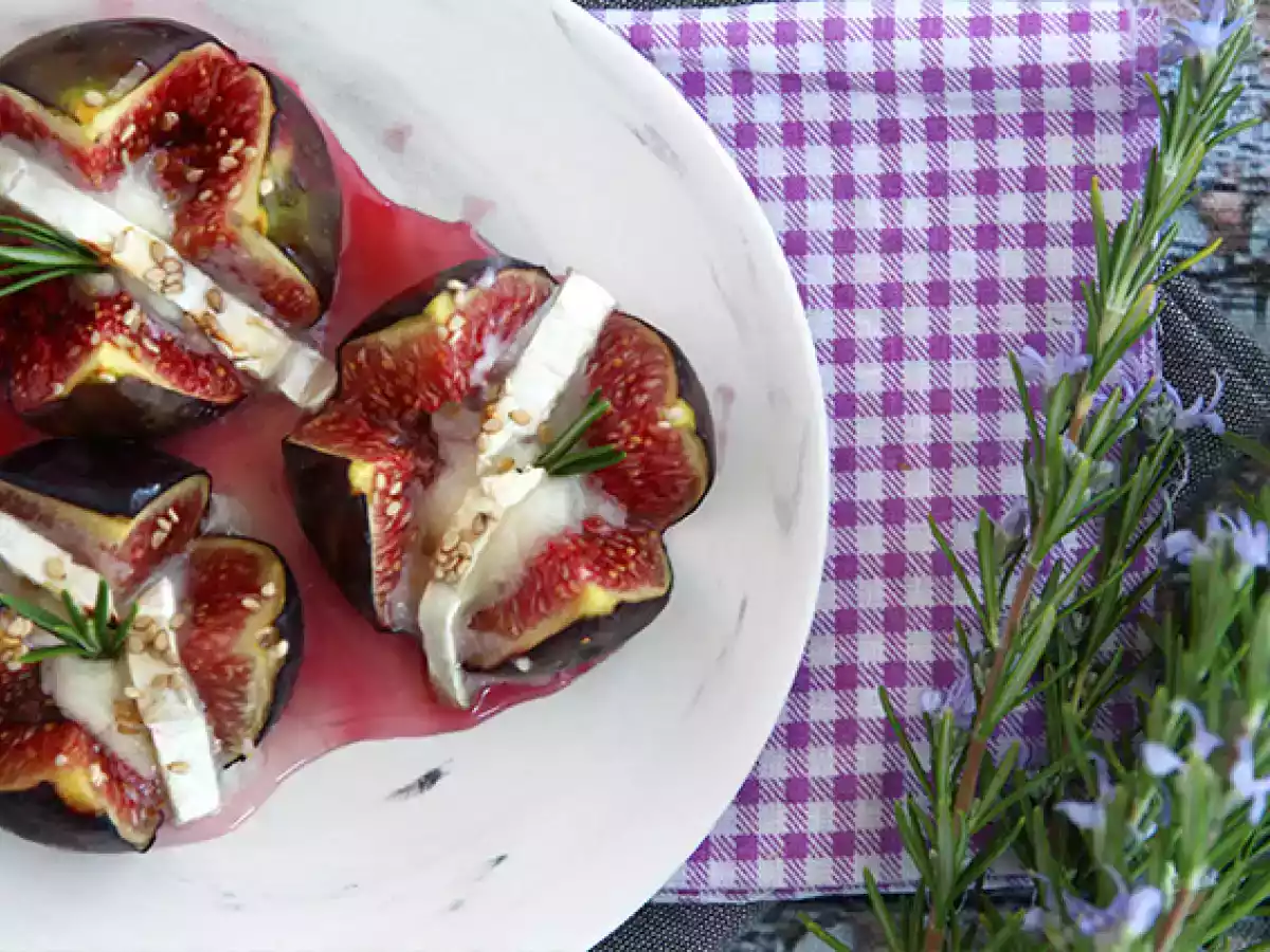 Figues rôties au chèvre miel - photo 3
