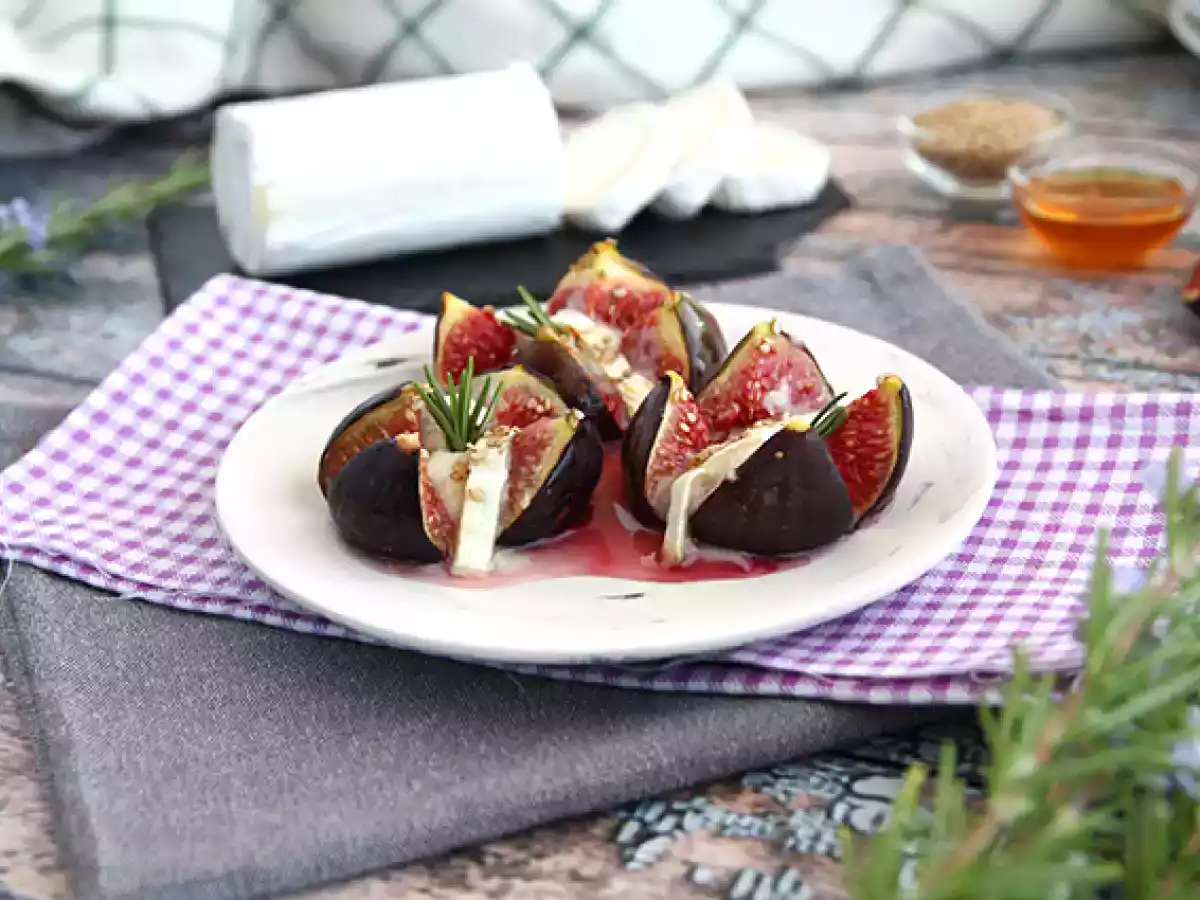 Figues rôties au chèvre miel - photo 4