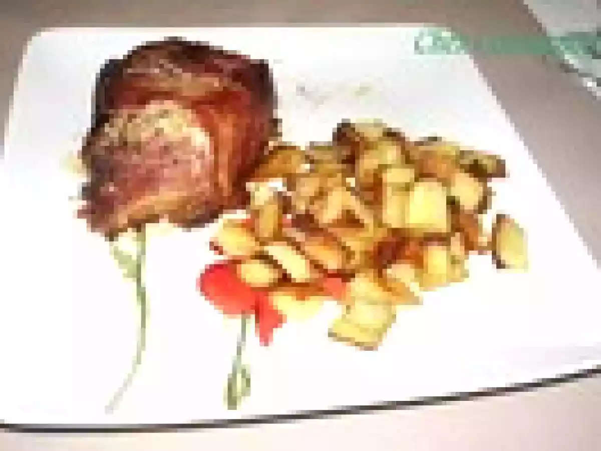 Filet mignon de veau à la moutarde