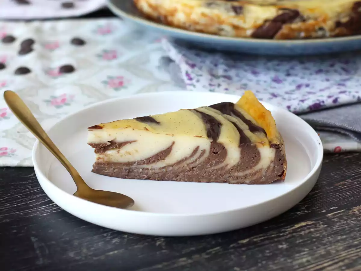 Flan marbré sans pâte super facile à faire pour un effet wahou garanti