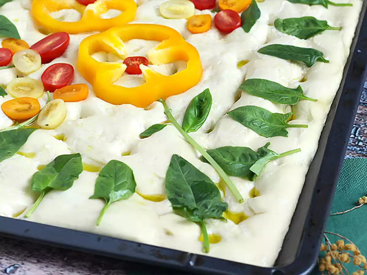 Focaccia fleurie - focaccia art - photo 5