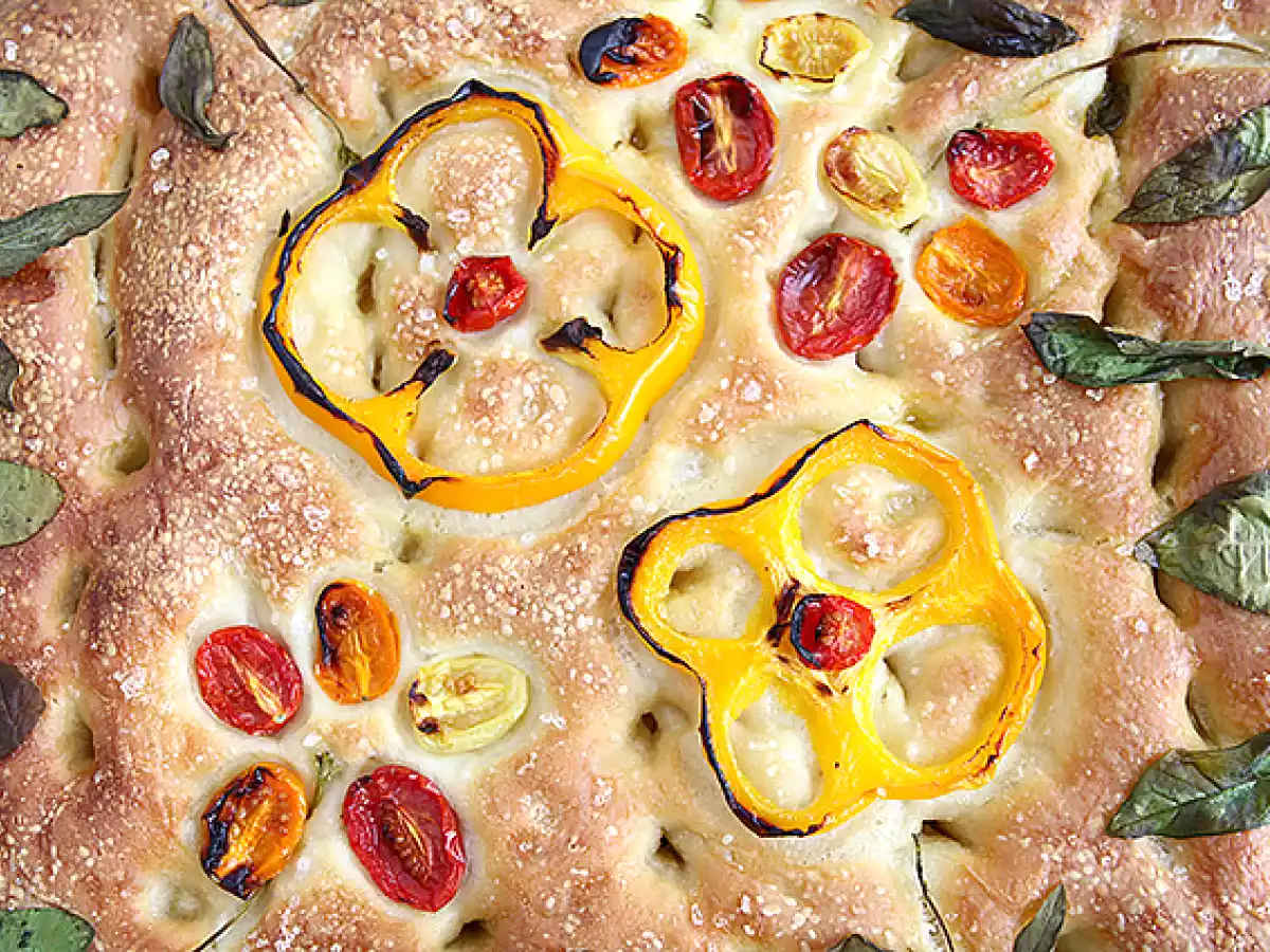 Focaccia fleurie - focaccia art - photo 6