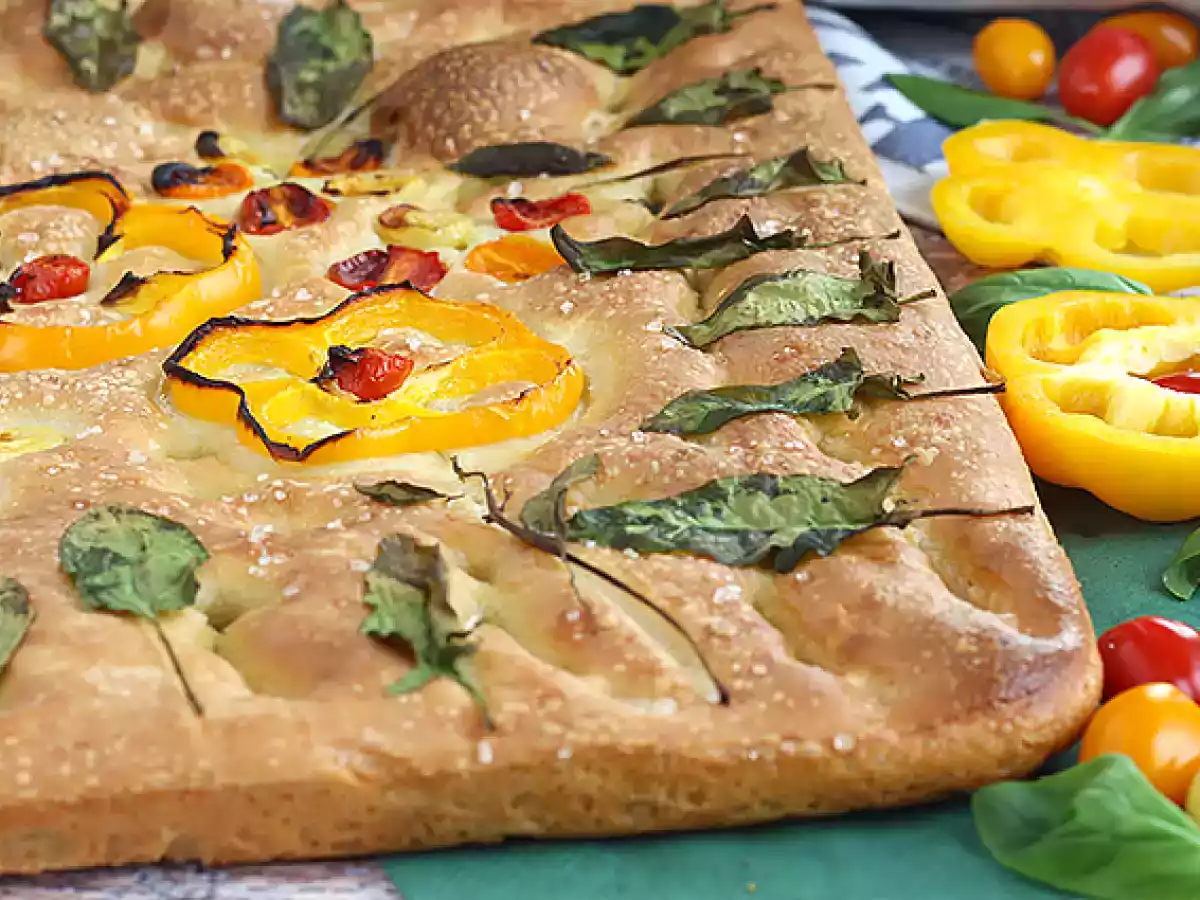 Focaccia fleurie - focaccia art - photo 8