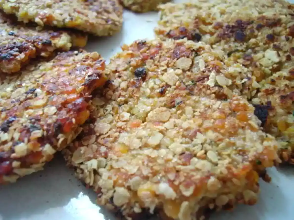 GALETTES DE LENTILLES CORAIL AUX COURGETTES