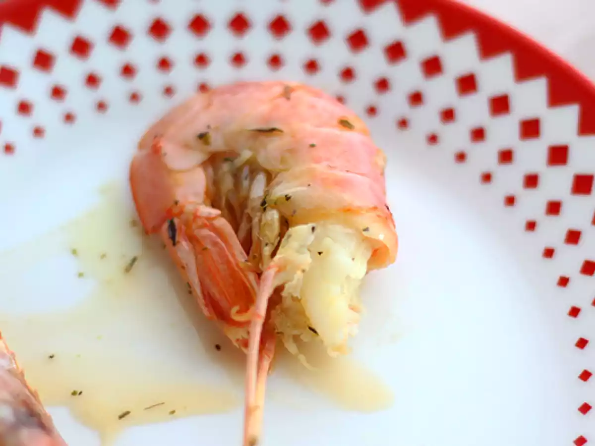 Gambas au four à l'ail et aux herbes - photo 4