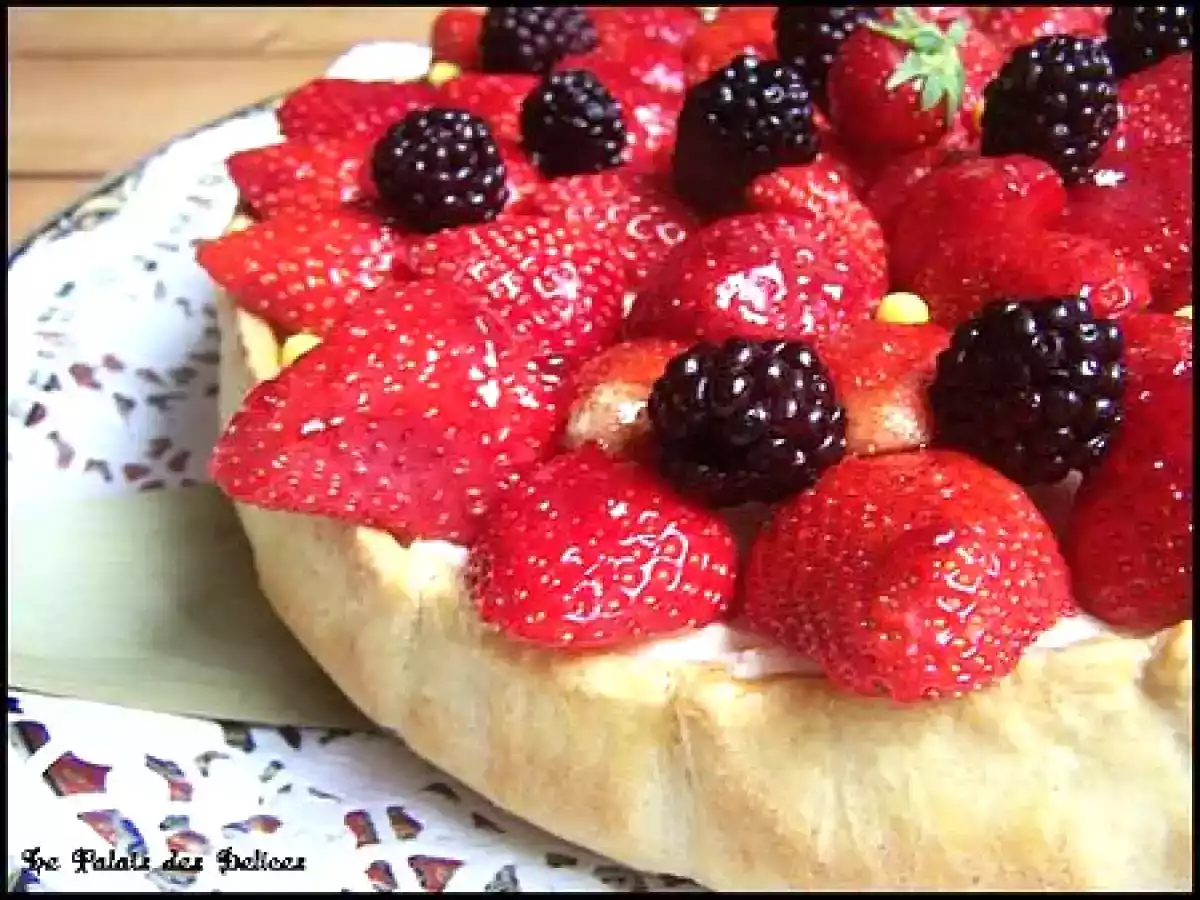 Gâteau au fromage frais et fraises - photo 2