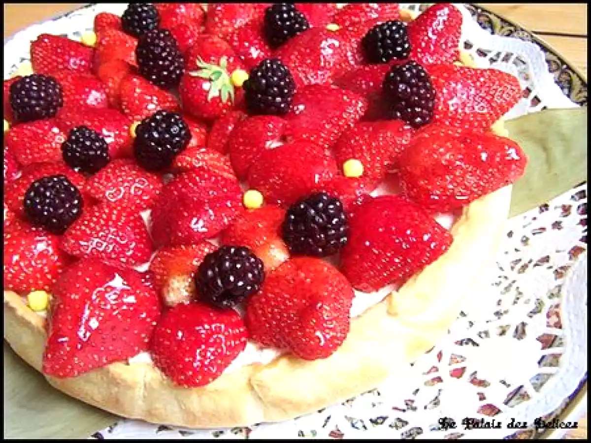 Gâteau au fromage frais et fraises - photo 3