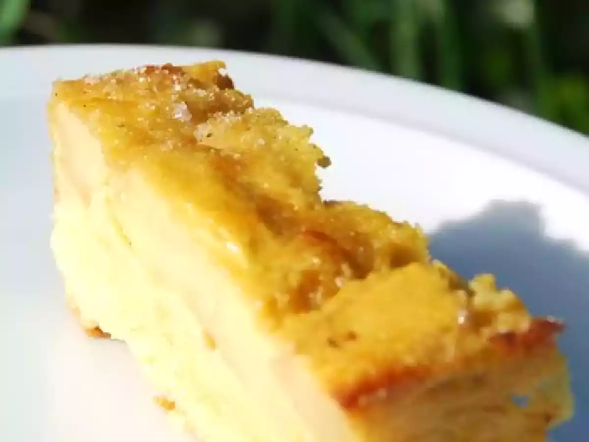 ***Gâteau Croquant Moelleux Pomme, Cassonade et Perle de Lait***