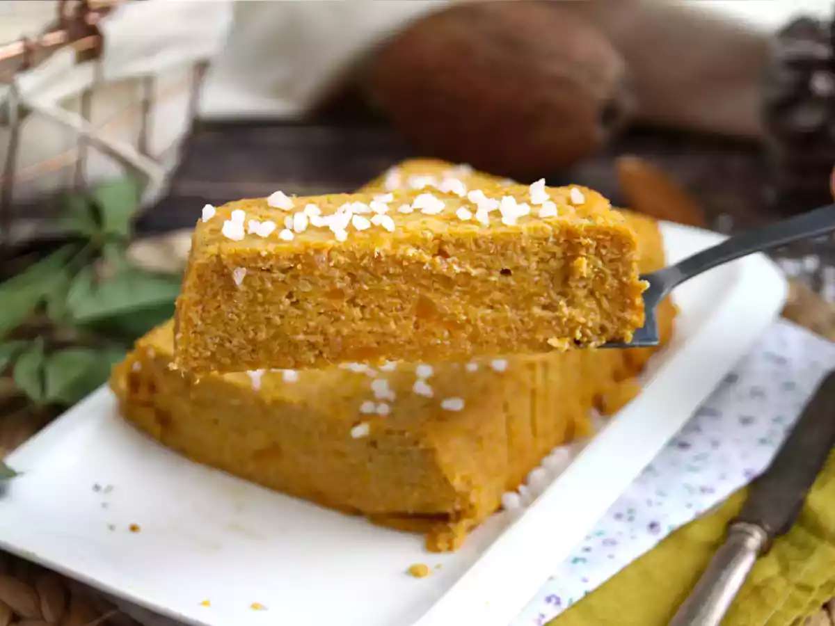 Gâteau de courge butternut et noix de coco - photo 2