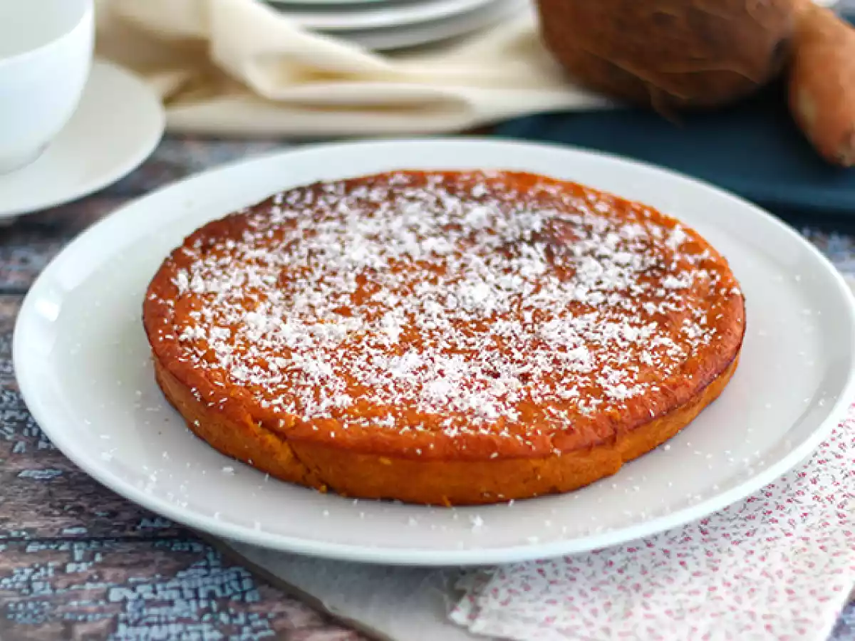 Gâteau fondant de patate douce à la noix de coco - photo 2