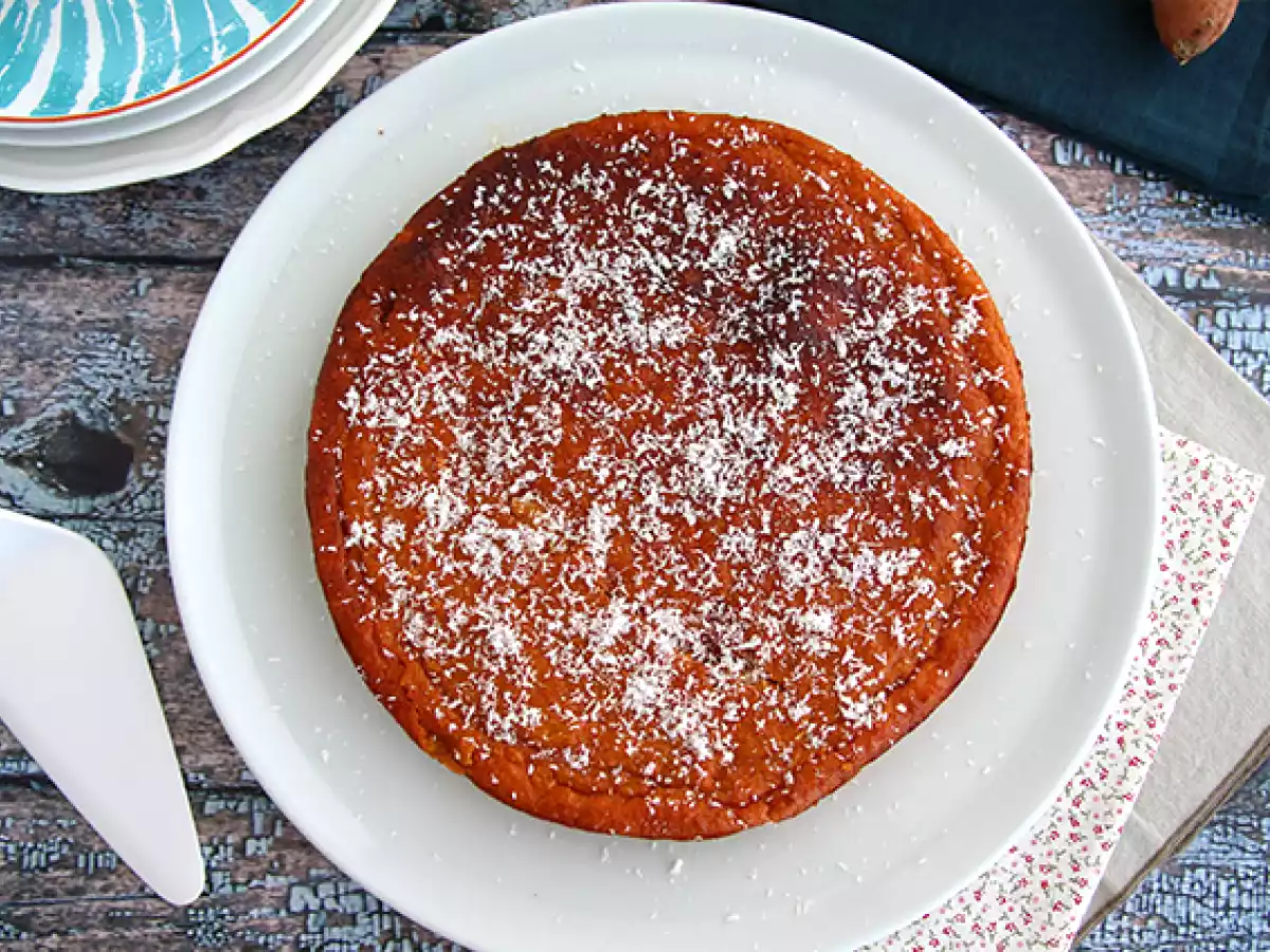 Gâteau fondant de patate douce à la noix de coco - photo 3