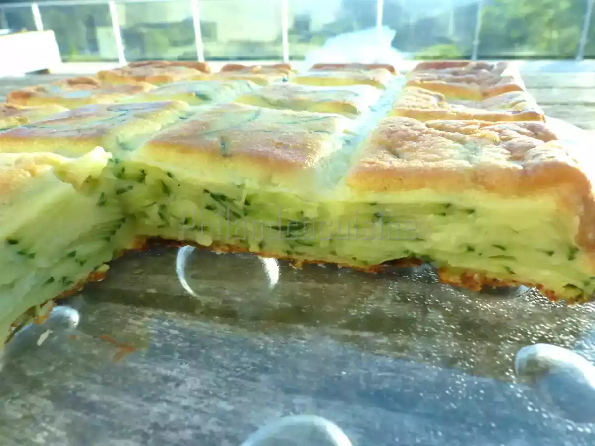 Gâteau invisible aux courgettes et au parmesan - photo 3
