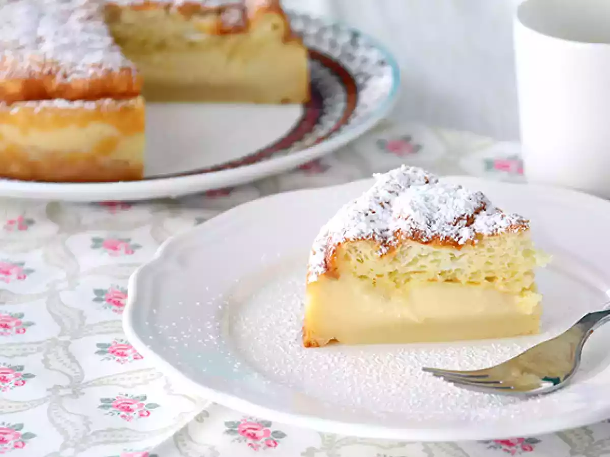 Gâteau magique à la vanille pas à pas et vidéo - photo 3