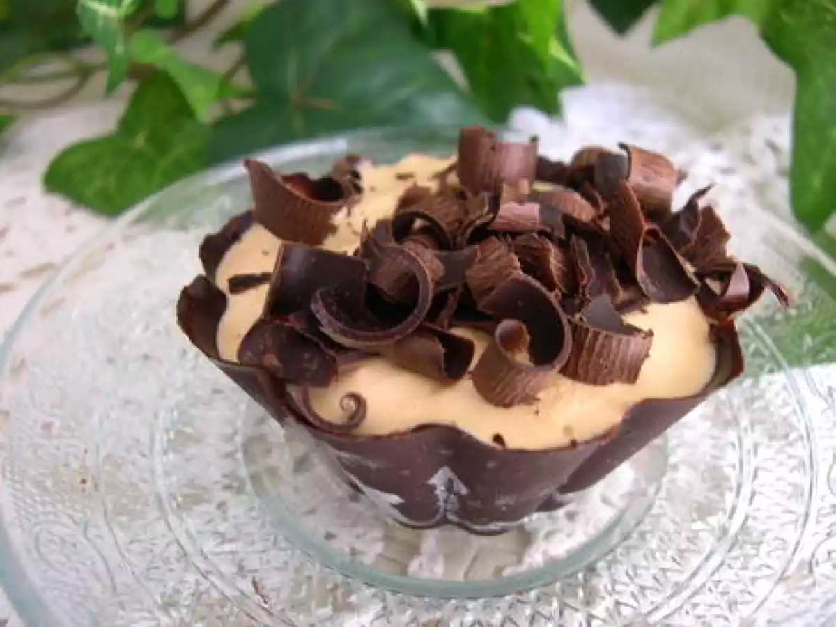 Glace after eight parvé, glace au caramel et glace chocolat