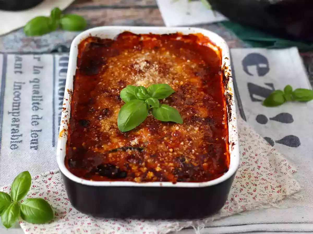 Gratin d'aubergines à la Parmigiana - photo 2
