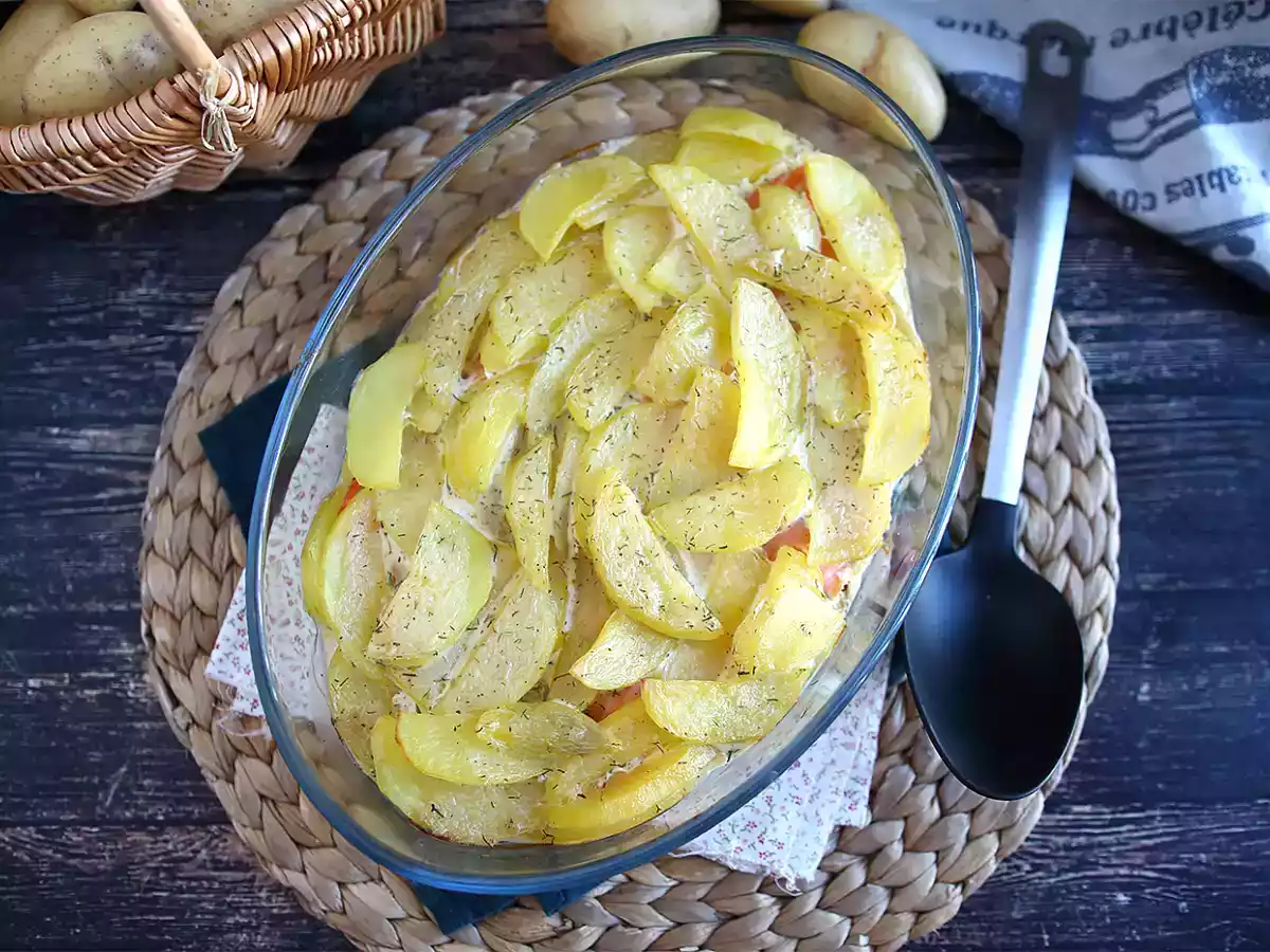 Gratin inratable aux pommes de terre et saumon fumé! - photo 4