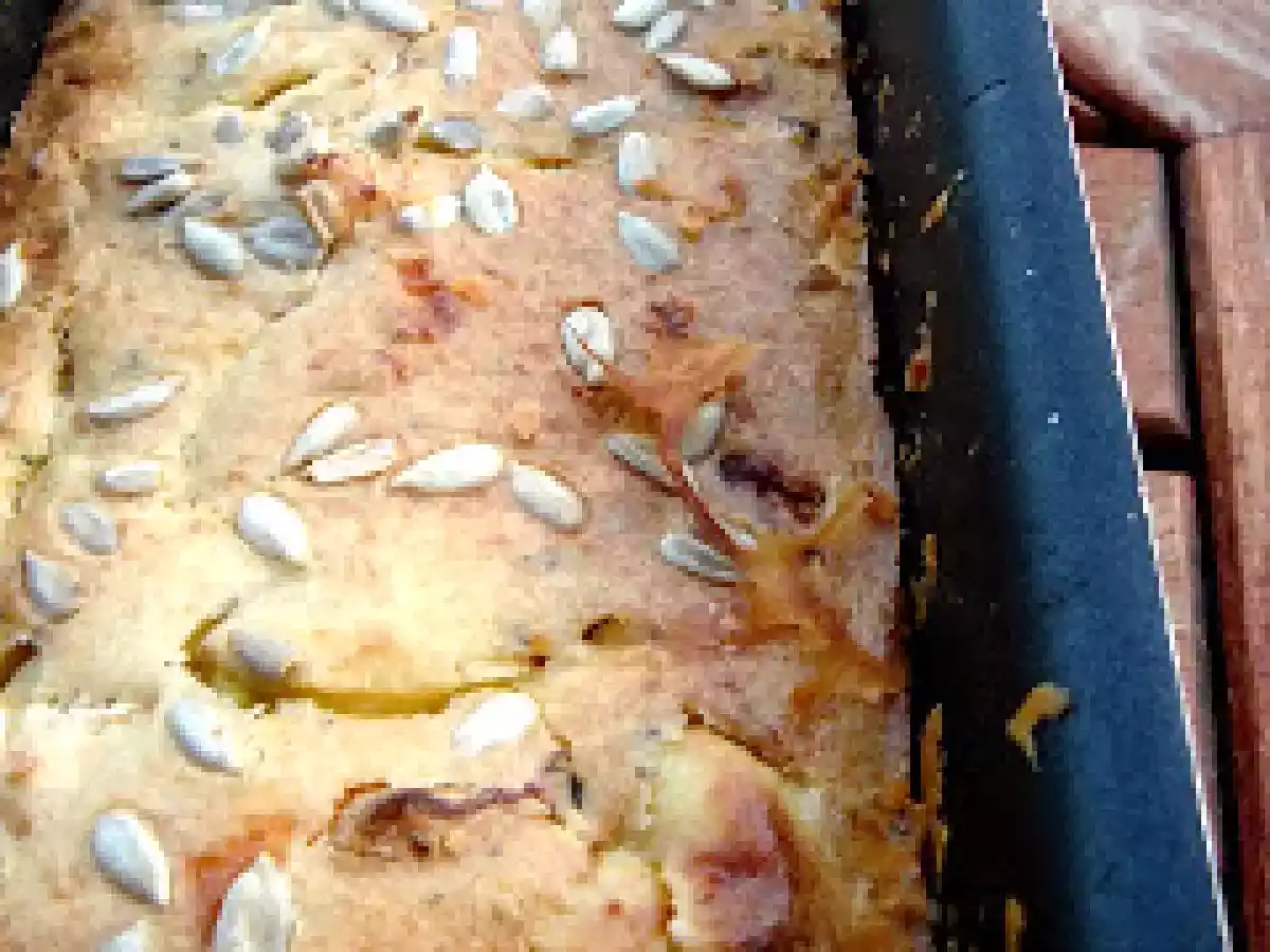 Le cake multigraines mimolette - poulet - courgettes - photo 3