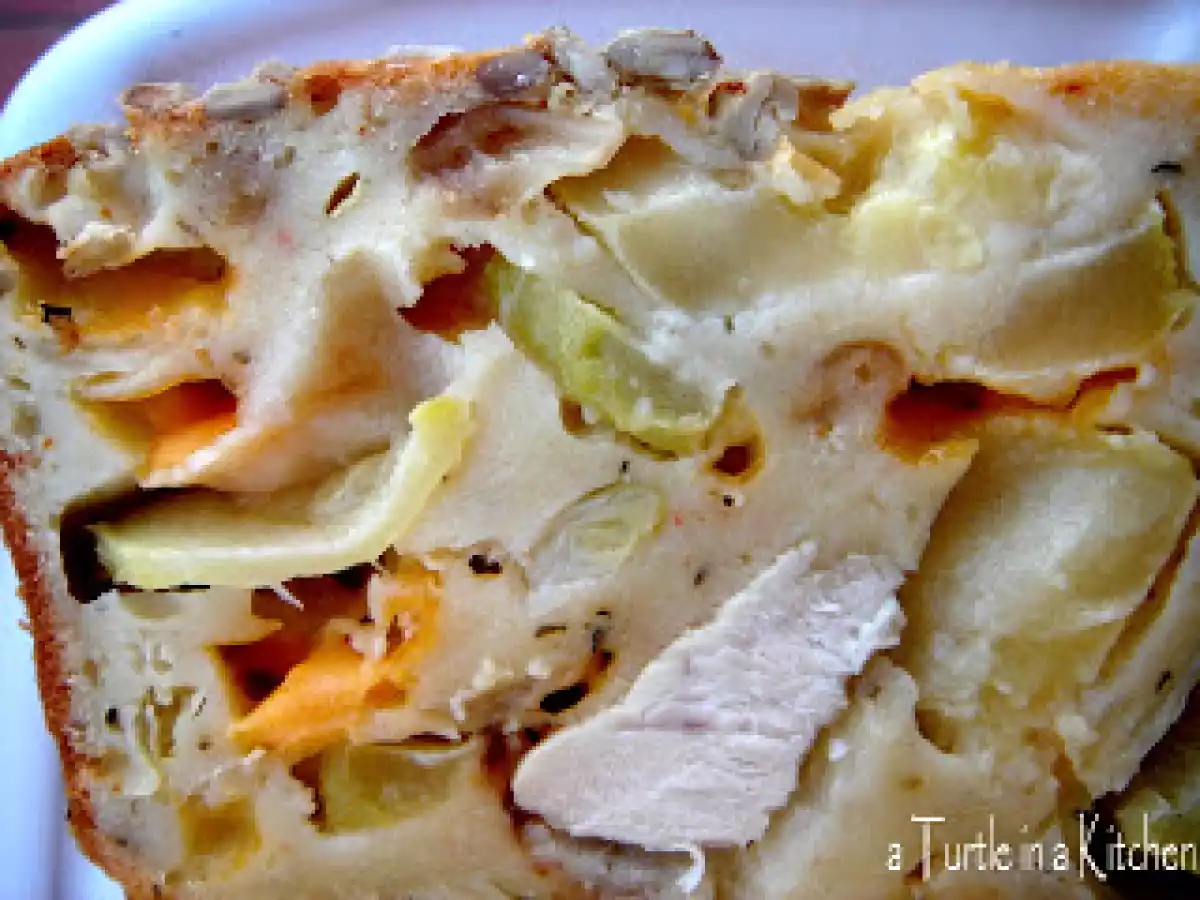 Le cake multigraines mimolette - poulet - courgettes - photo 5