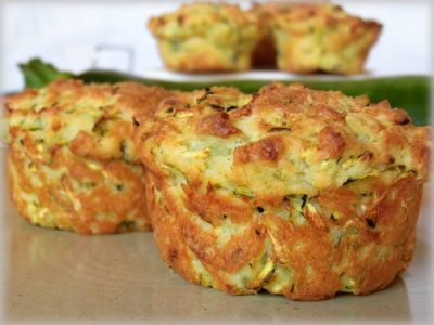 Moelleux au chèvre et à la courgette