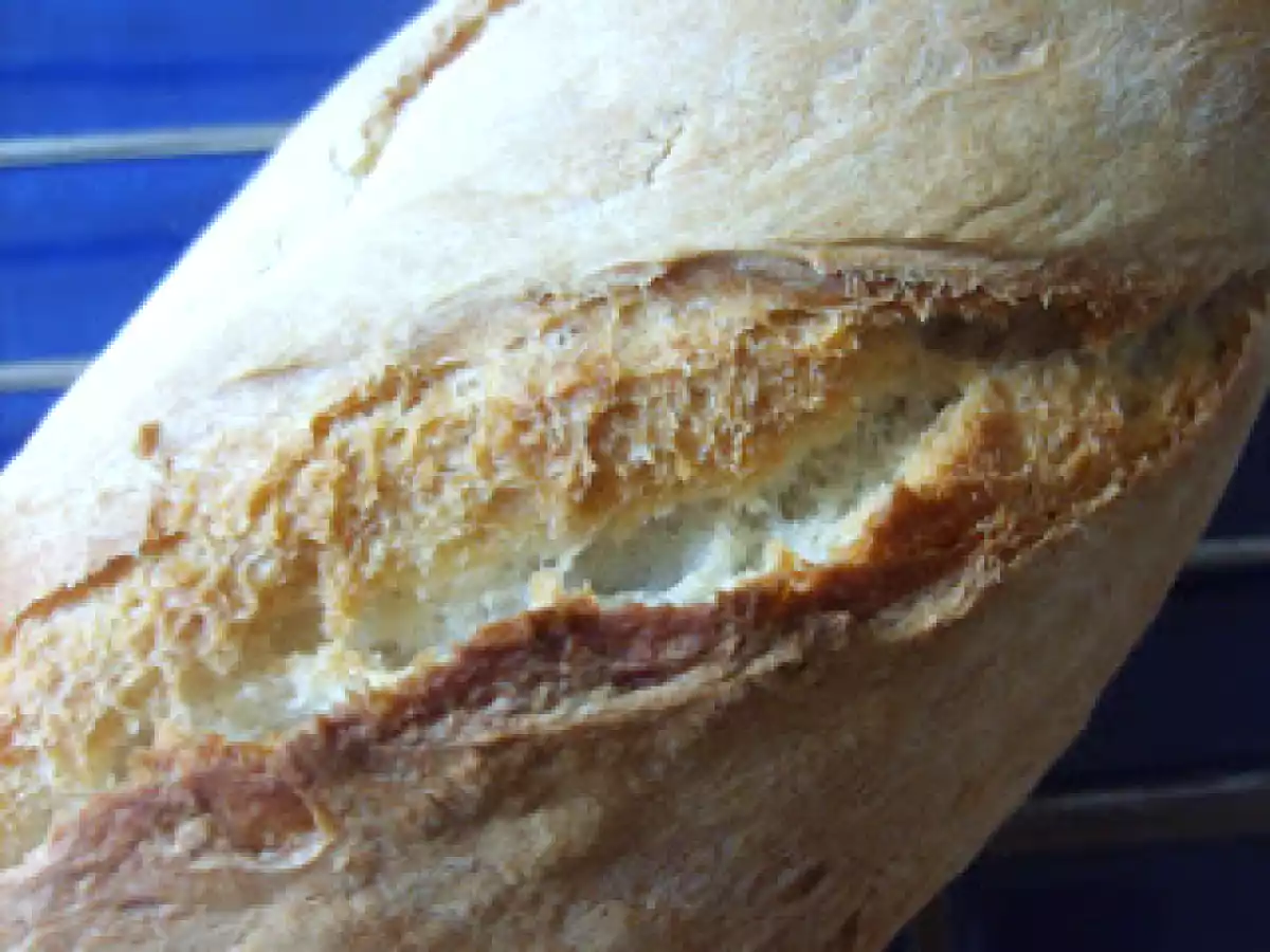 Metamophose d'une pâte à pizza en fougasse et...