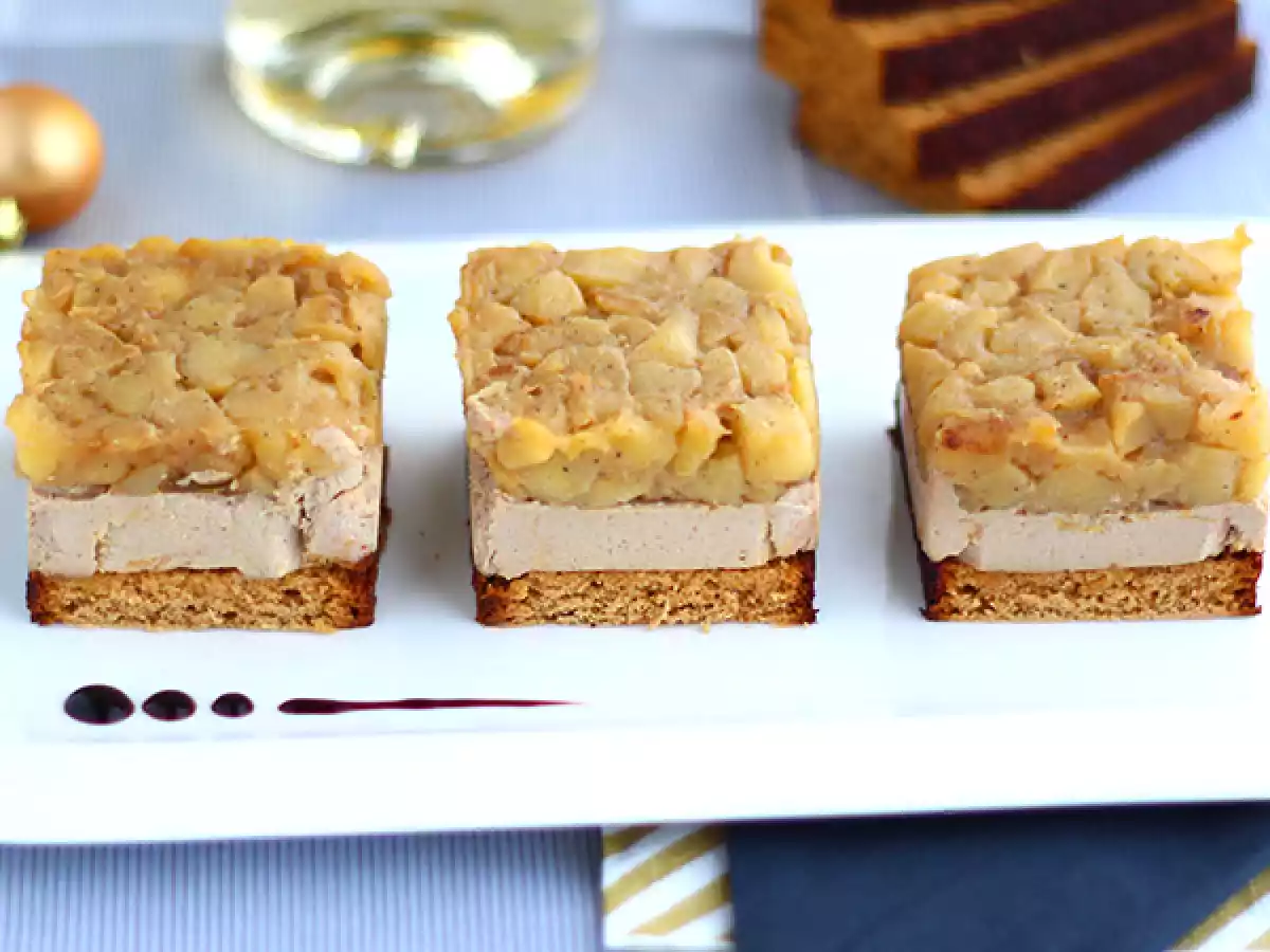 Mini tatins de foie gras