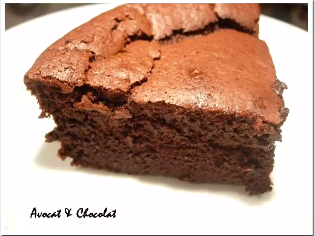 Moelleux, fondant au chocolat léger sans beurre (Bellevue de C.Felder) :