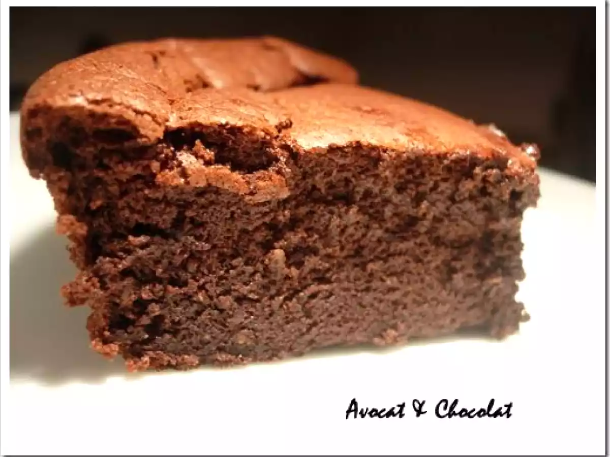 Moelleux, fondant au chocolat léger sans beurre (Bellevue de C.Felder) : - photo 2