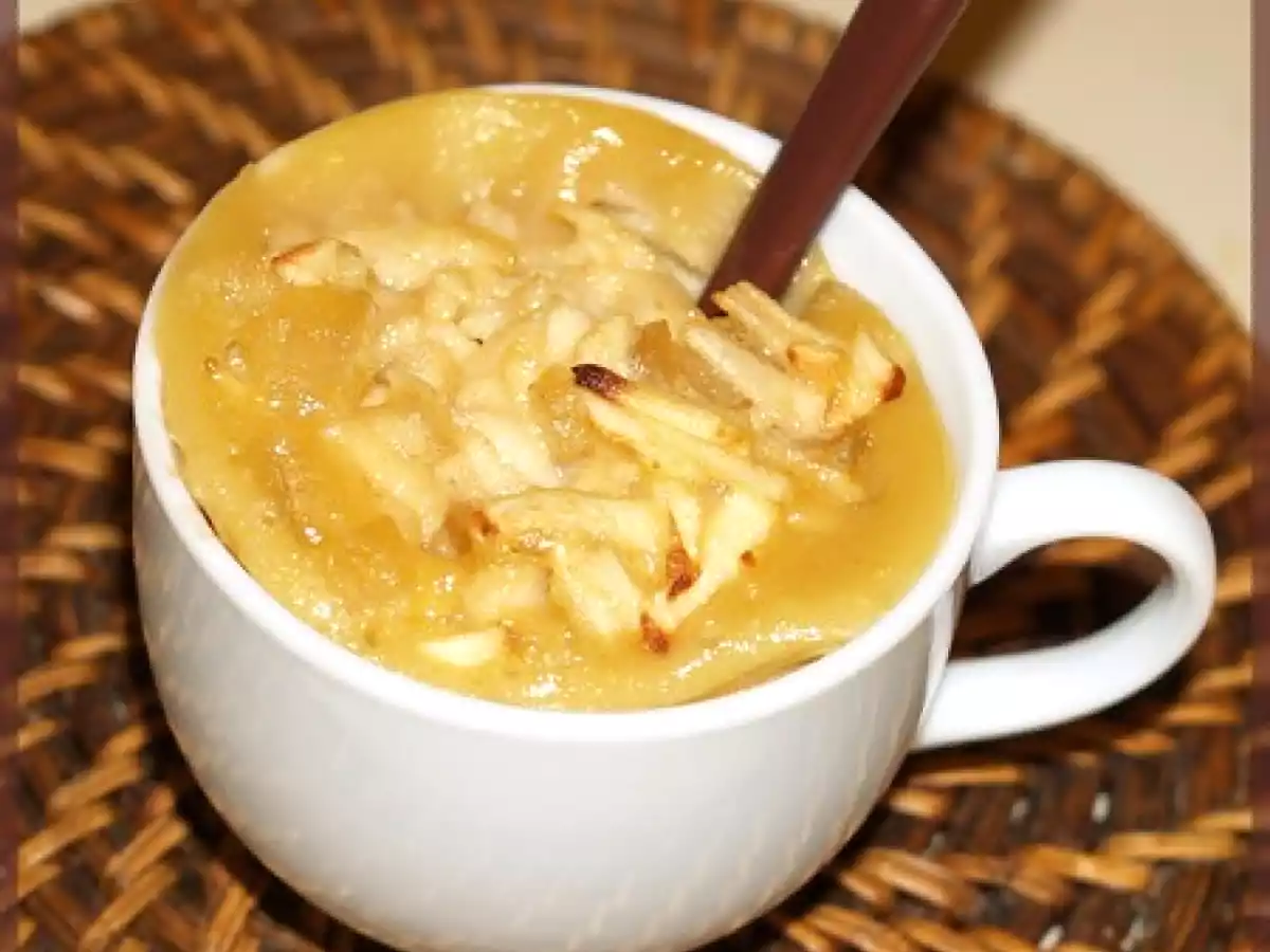 Moelleux Pomme - Citron Confit ... servi dans une tasse